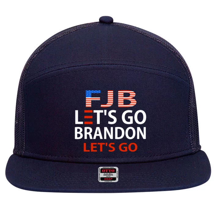 Let's Go Brandon Let's Go 7 Panel Mesh Trucker Snapback Hat