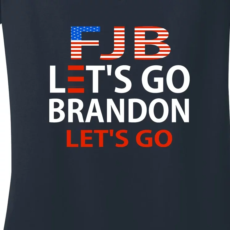 Let's Go Brandon Let's Go Women's V-Neck T-Shirt