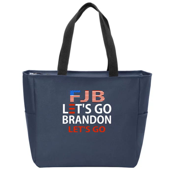 Let's Go Brandon Let's Go Zip Tote Bag