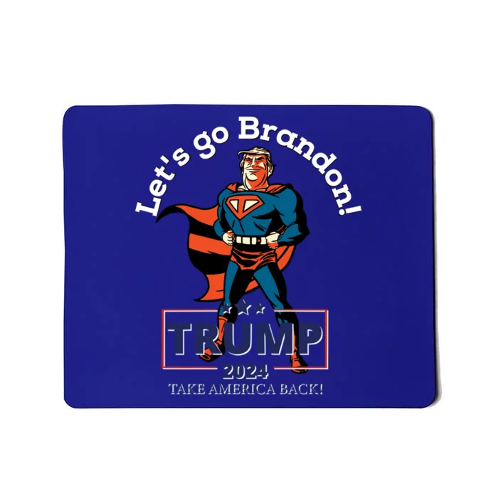 Let's Go Brandon Funny Gift Pro Trump 2024 Flag Anti Joe Biden Cute Gift Mousepad