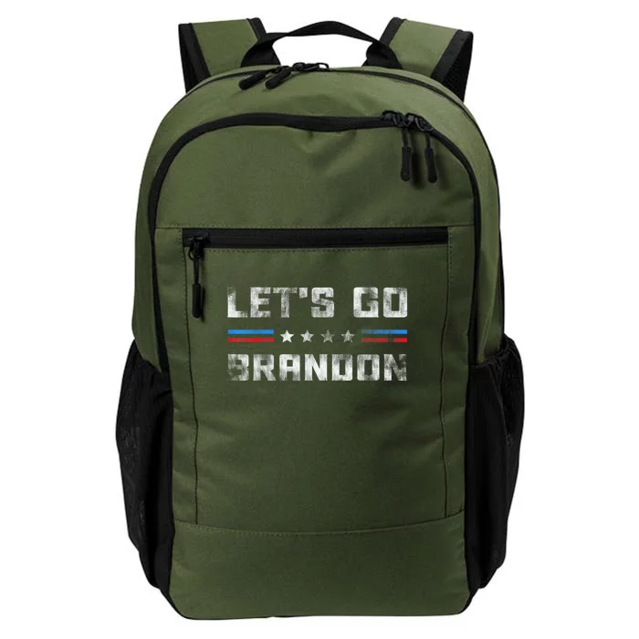 Let’s Go Brandon Conservative US Flag Gifts Daily Commute Backpack