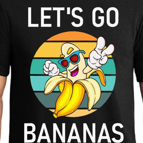 LetS Go Bananas Funny Jokes Sarcastic Sayings Pajama Set