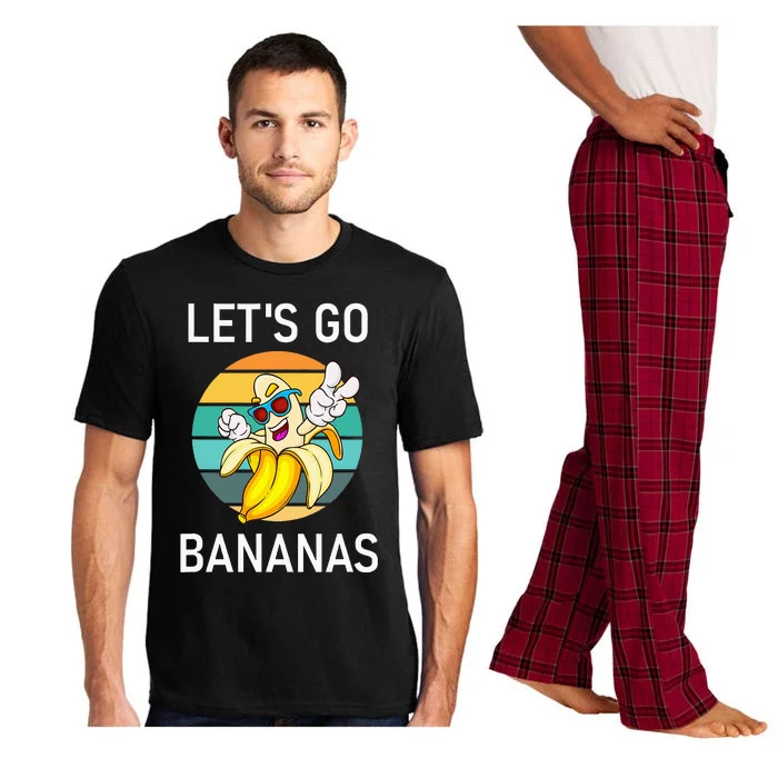 LetS Go Bananas Funny Jokes Sarcastic Sayings Pajama Set