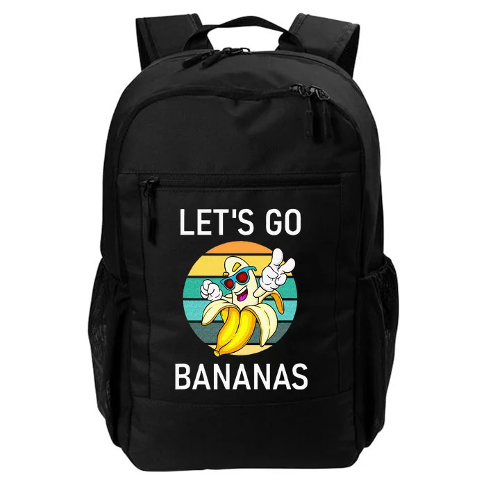 Lets Go Bananas Funny Jokes Sarcastic Sayings Daily Commute Backpack