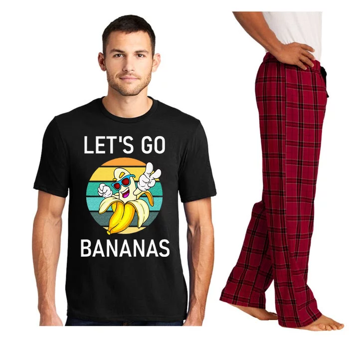 Lets Go Bananas Funny Jokes Sarcastic Sayings Pajama Set