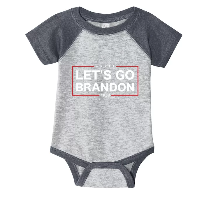 Lets Go Brandon | FJB | Fuck Joe Biden Infant Baby Jersey Bodysuit