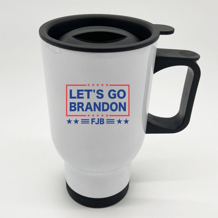 Lets Go Brandon | FJB | Fuck Joe Biden Front & Back Stainless Steel Travel Mug