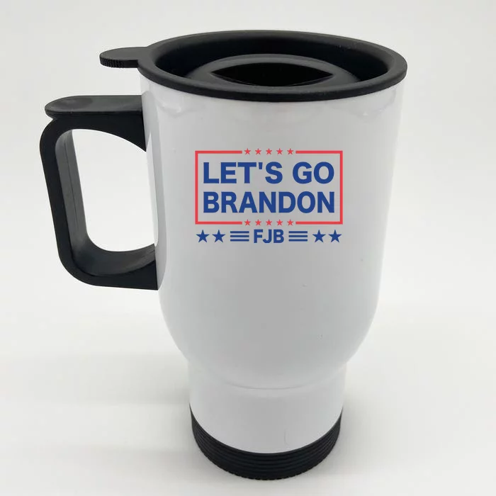 Lets Go Brandon | FJB | Fuck Joe Biden Front & Back Stainless Steel Travel Mug