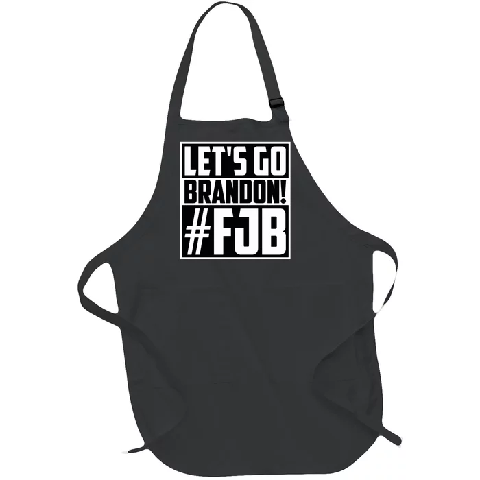 Lets Go Brandon Funny Meme Lets Go Brandon Funny Meme Full-Length Apron With Pocket