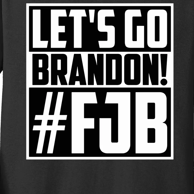 Lets Go Brandon Funny Meme Lets Go Brandon Funny Meme Kids Long Sleeve Shirt