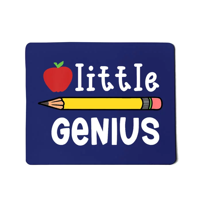 LITTLE GENIUS BACK TO SCHOOL WITH APPLE AND PENCIL Mousepad