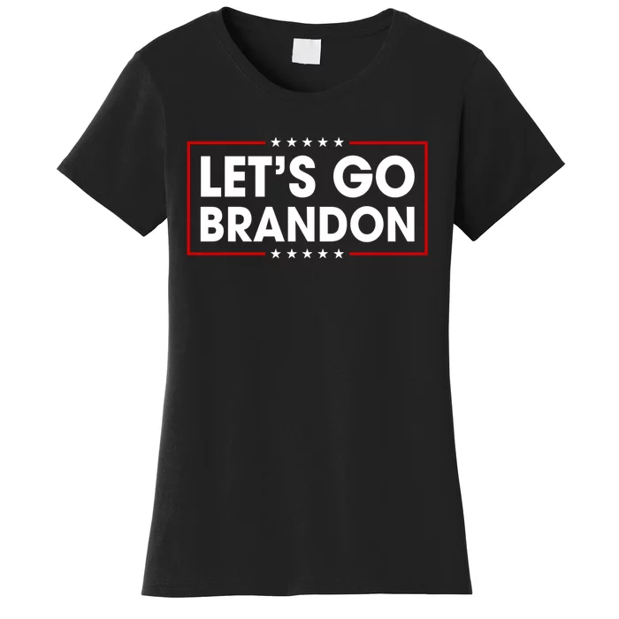 LetS Go Brandon Conservative Funny Trending Meme Saying Women's T-Shirt