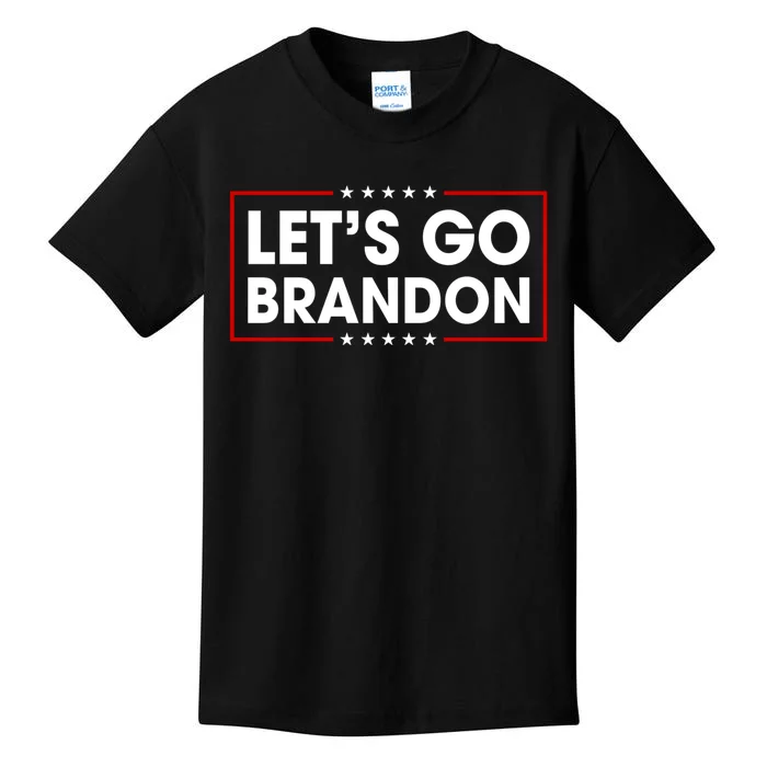 LetS Go Brandon Conservative Funny Trending Meme Saying Kids T-Shirt