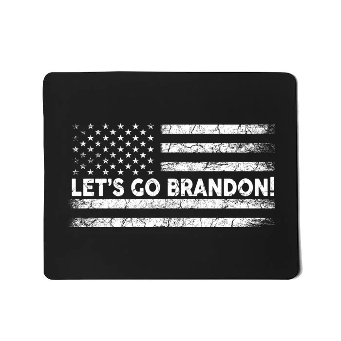 LetS Go Brandon Joe Biden Chant Impeach Biden Usa Flag Mousepad