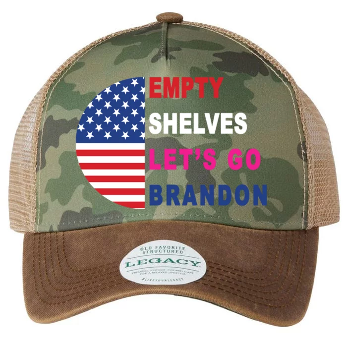 Lets Go Brandon Meme Classic American Flag Half Circle Legacy Tie Dye Trucker Hat