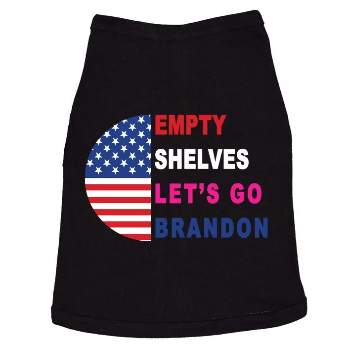 Lets Go Brandon Meme Classic American Flag Half Circle Doggie Tank