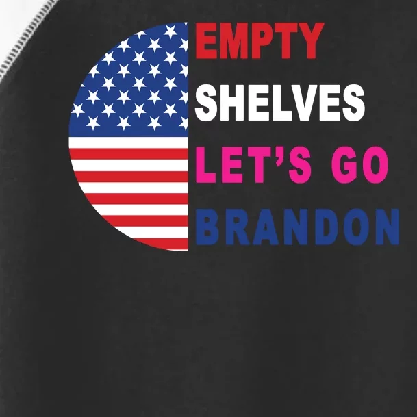 Lets Go Brandon Meme Classic American Flag Half Circle Toddler Fine Jersey T-Shirt