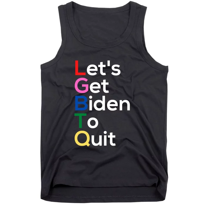 Let's Get Biden To Quit Lets Get Biden To Quit Tank Top