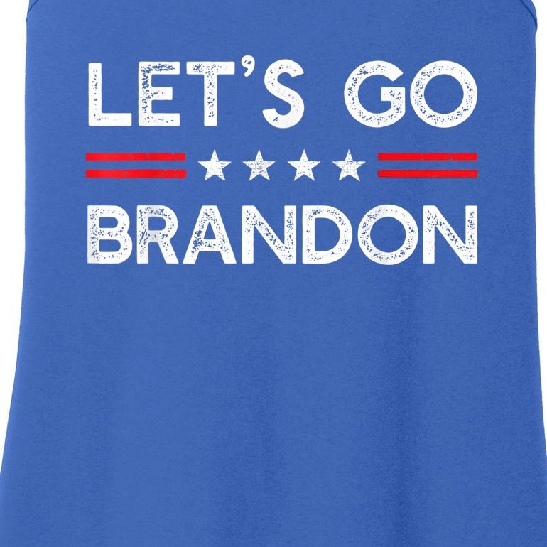 Let’s Go Brandon Conservative US Flag Gift Ladies Essential Tank