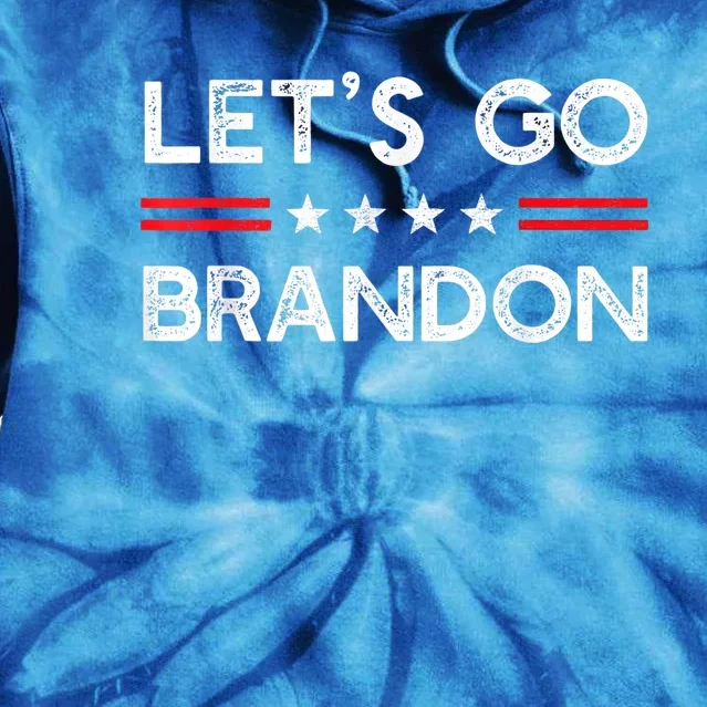 Let’s Go Brandon Conservative US Flag Gift Tie Dye Hoodie