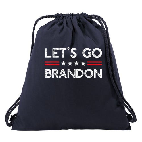 Let’s Go Brandon Conservative US Flag Gift Drawstring Bag