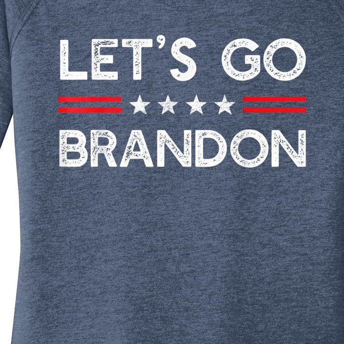Let’s Go Brandon Conservative US Flag Gift Women’s Perfect Tri Tunic Long Sleeve Shirt