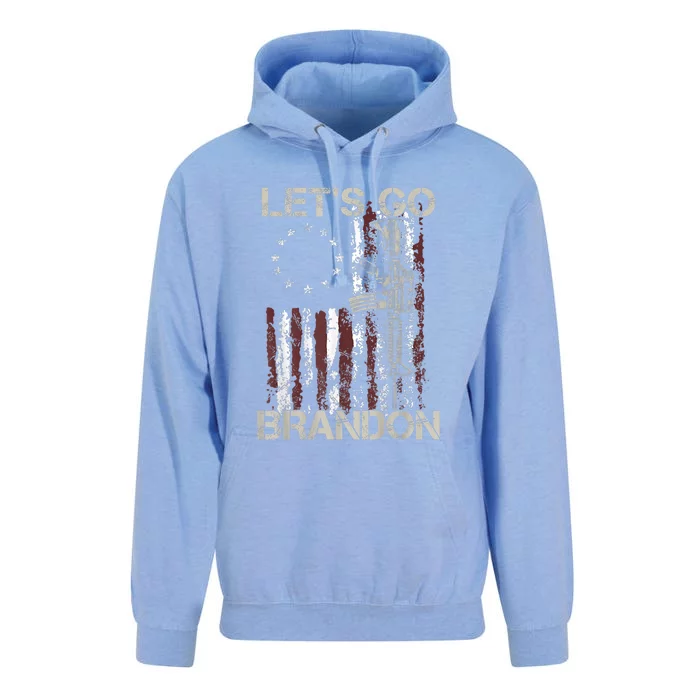 Lets Go Brandon Gun American Flag Patriots Let's Go Brandon Unisex Surf Hoodie