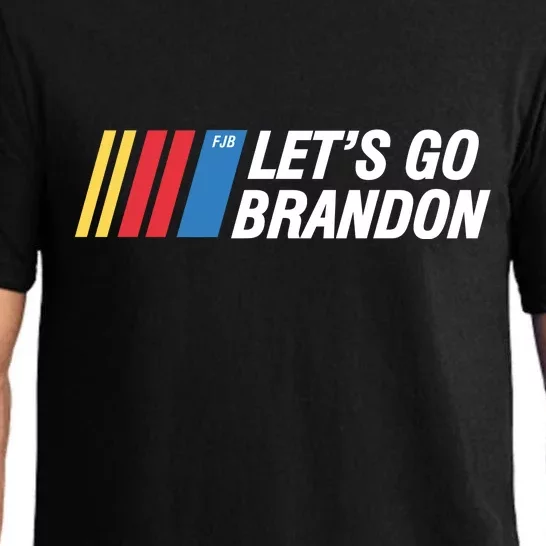 Let's Go Brandon Gear Front & Back Pajama Set