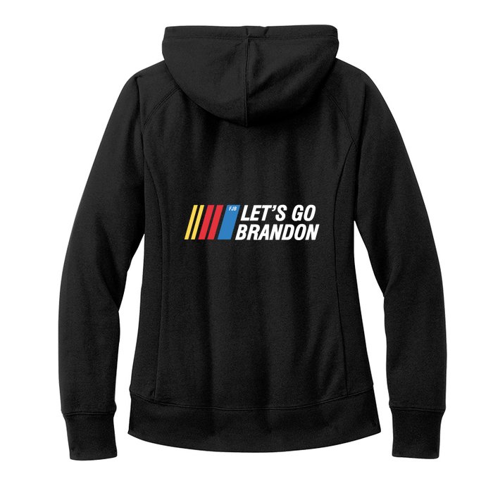 Let's Go Brandon Gear Front & Back Women's Fleece Hoodie