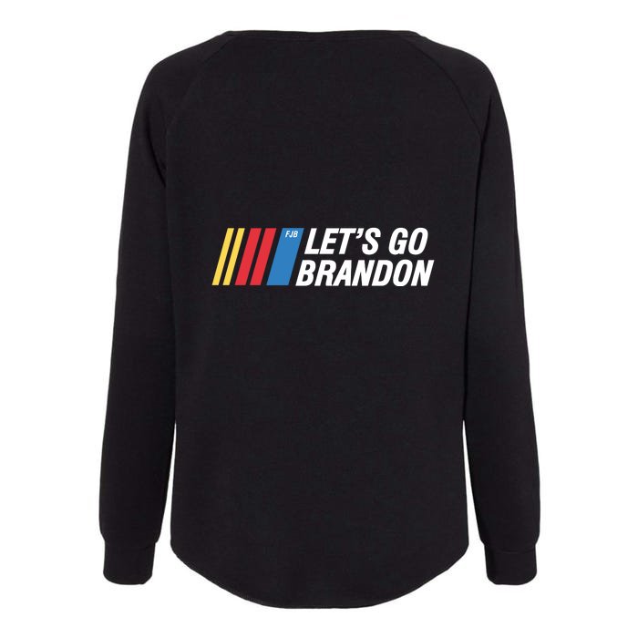 Let's Go Brandon Gear Front & Back Womens California Wash Sweatshirt