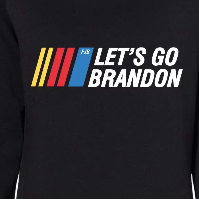 Let's Go Brandon Gear Front & Back Womens California Wash Sweatshirt