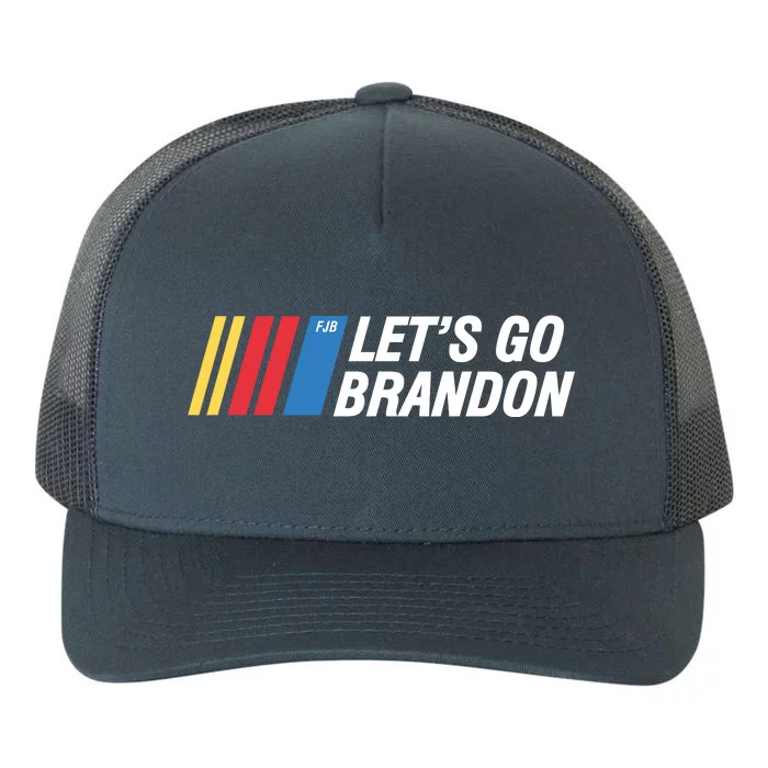 Let's Go Brandon Gear Front & Back Yupoong Adult 5-Panel Trucker Hat