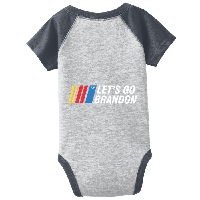 Let's Go Brandon Gear Front & Back Infant Baby Jersey Bodysuit