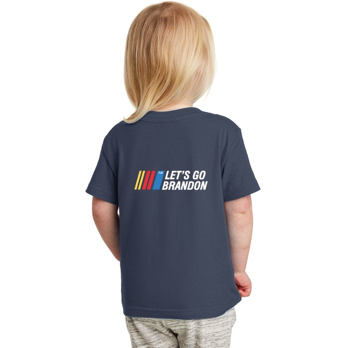 Let's Go Brandon Gear Front & Back Toddler T-Shirt