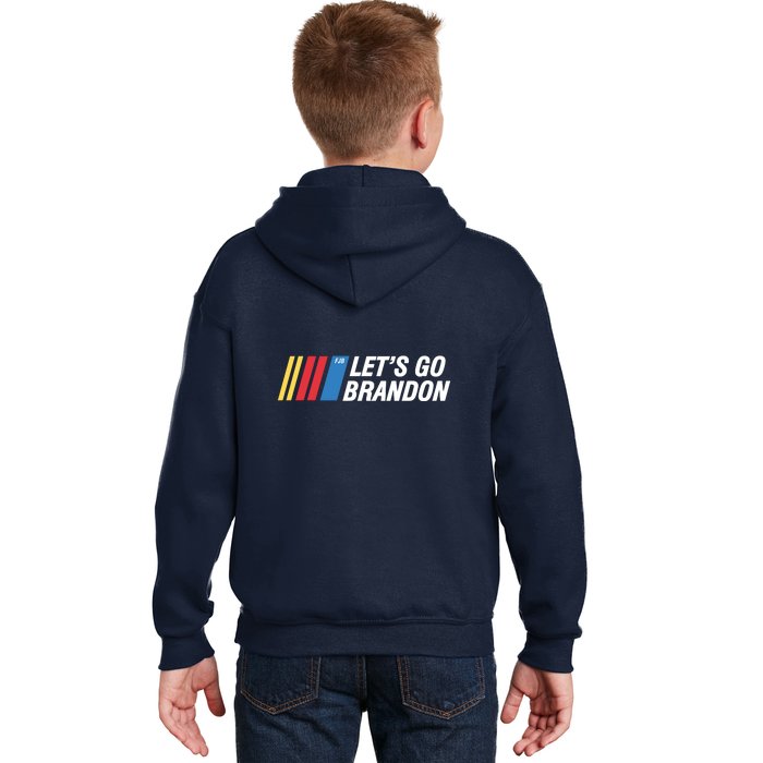 Let's Go Brandon Gear Front & Back Kids Hoodie