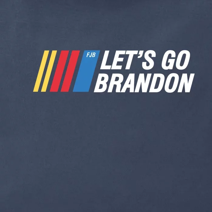 Let's Go Brandon Gear Front & Back Zip Tote Bag