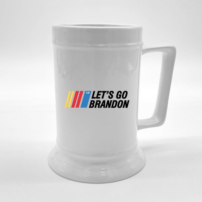 Let's Go Brandon Gear Front & Back Beer Stein