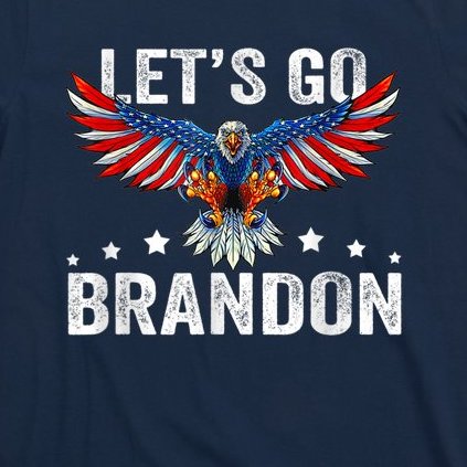 Let's Go Brandon US Eagle Flag Joe 46 Chant Retro Vintage T-Shirt