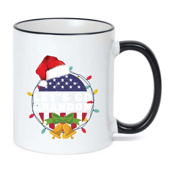 Lets Go Brandon Christmas Theme Gift Black Color Changing Mug