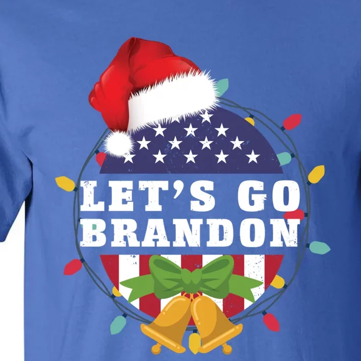 Lets Go Brandon Christmas Theme Gift Tall T-Shirt