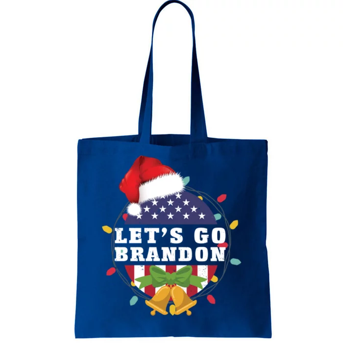 Lets Go Brandon Christmas Theme Gift Tote Bag