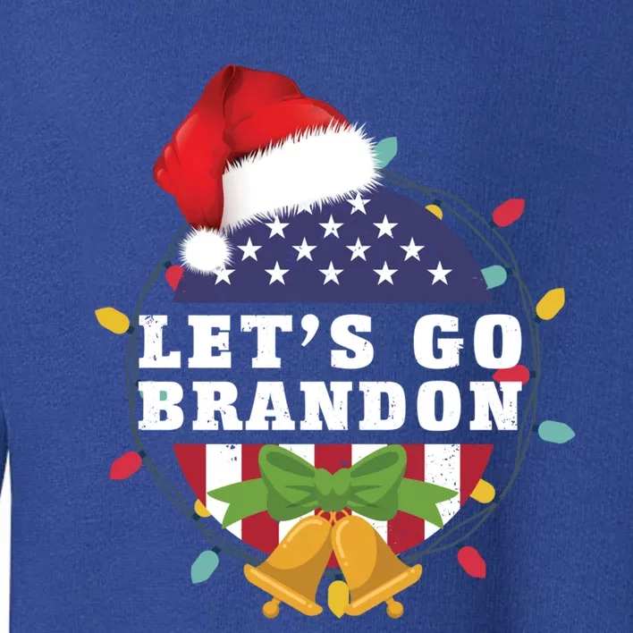 Lets Go Brandon Christmas Theme Gift Toddler Sweatshirt