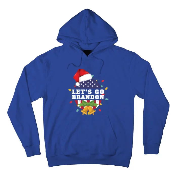 Lets Go Brandon Christmas Theme Gift Tall Hoodie