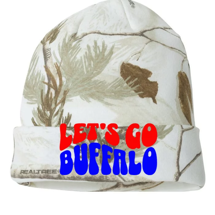 LetS Go Buffalo Football Chant Fun Team Gear Kati - 12in Camo Beanie