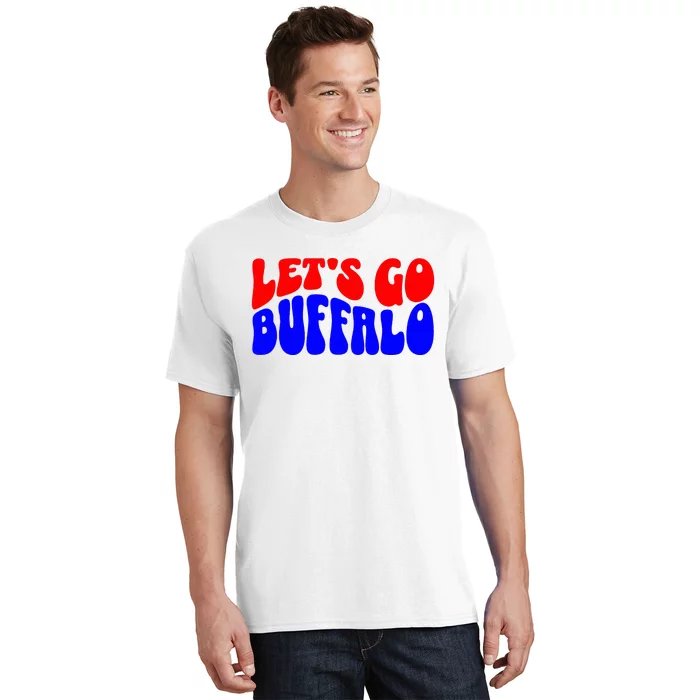 LetS Go Buffalo Football Chant Fun Team Gear T-Shirt