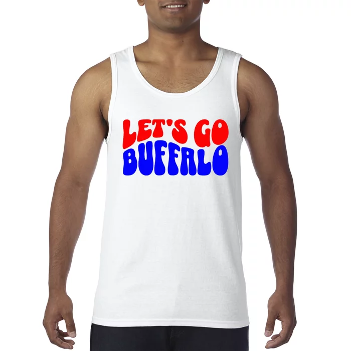 LetS Go Buffalo Football Chant Fun Team Gear Tank Top