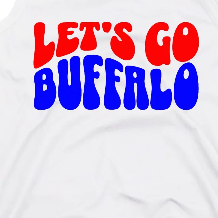 LetS Go Buffalo Football Chant Fun Team Gear Tank Top