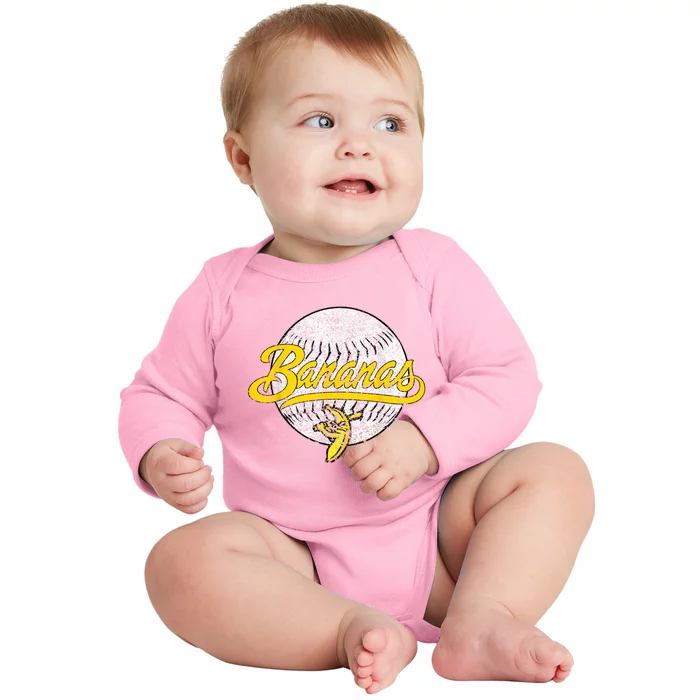 LetS Go Bananas Baby Long Sleeve Bodysuit