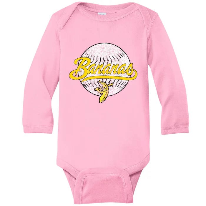 LetS Go Bananas Baby Long Sleeve Bodysuit