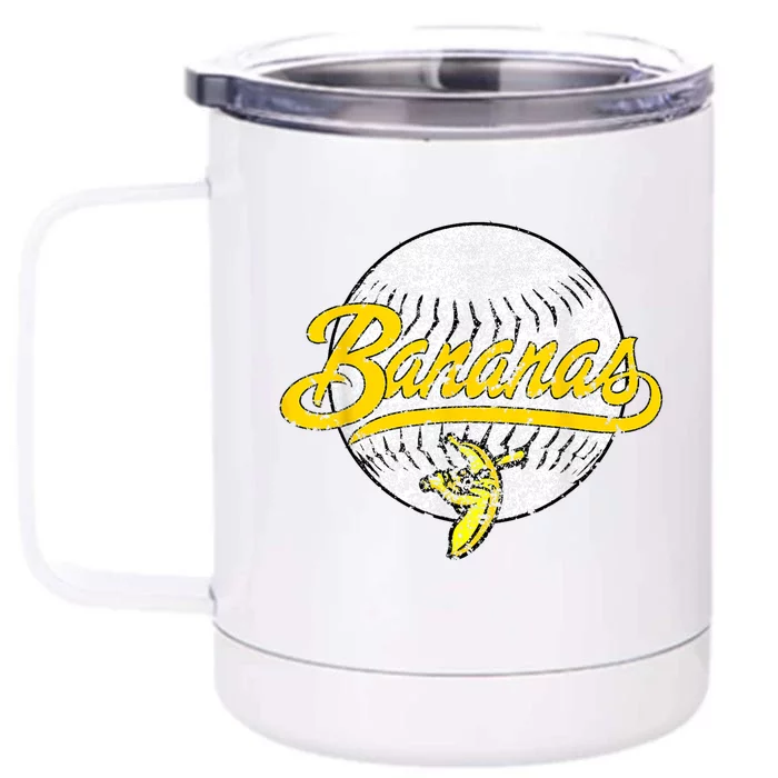 LetS Go Bananas Front & Back 12oz Stainless Steel Tumbler Cup